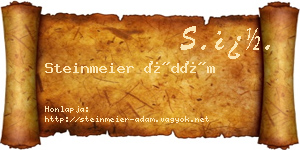 Steinmeier Ádám névjegykártya